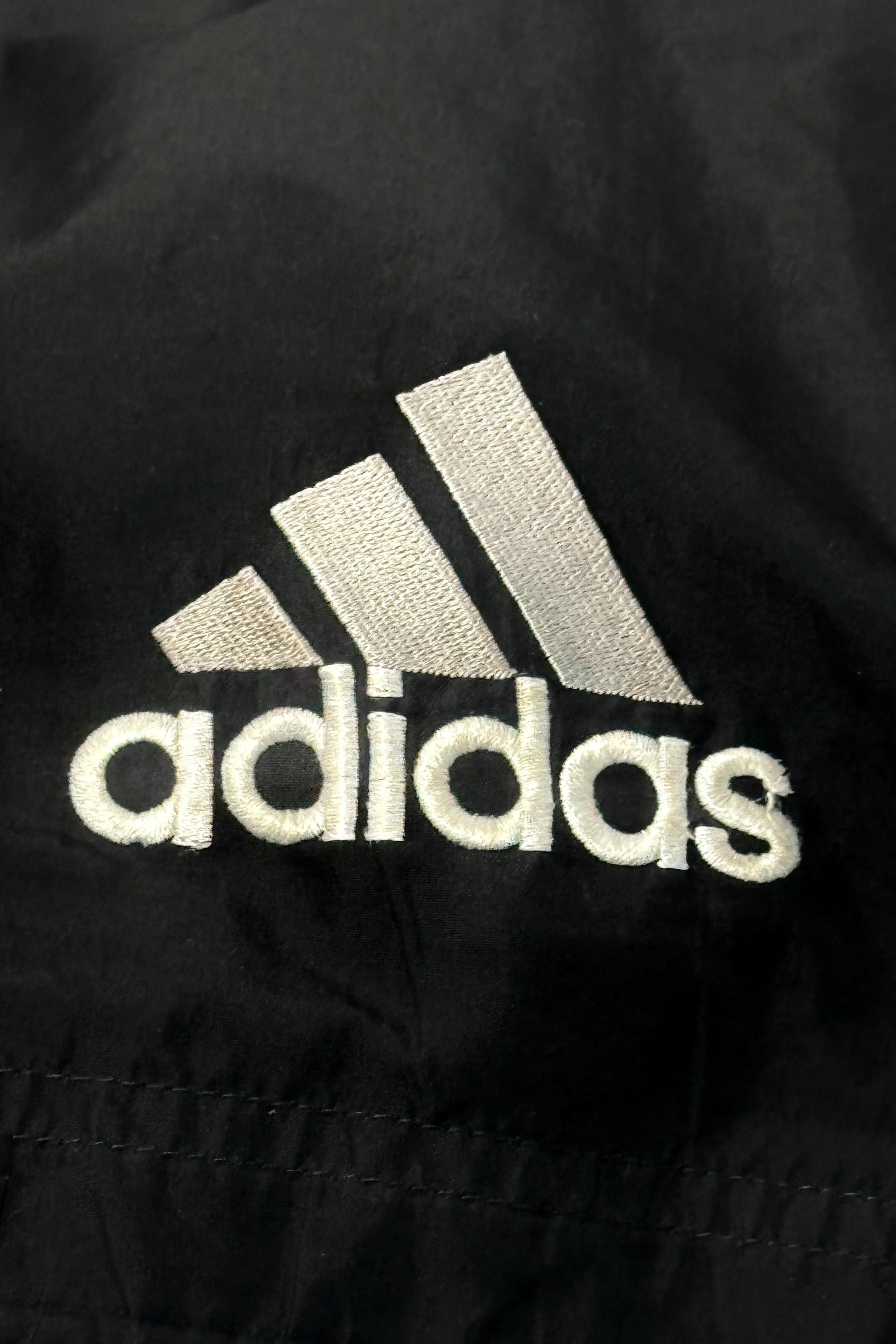 1990’S ADIDAS STRIPED PULL OVER ANORAK TRACK JACKET XX-LARGE