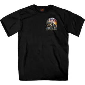 2024 Sturgis Men's Rushmore Black Motorcycle Rally T-Shirt SPB1131