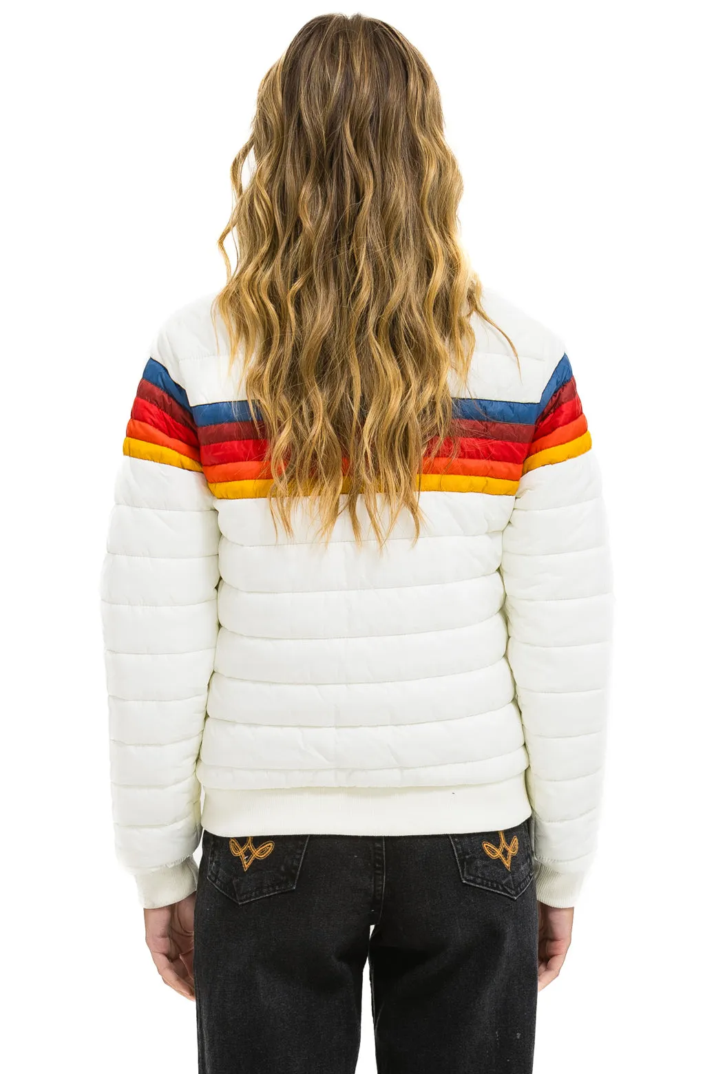 5 STRIPE JACKET - WHITE