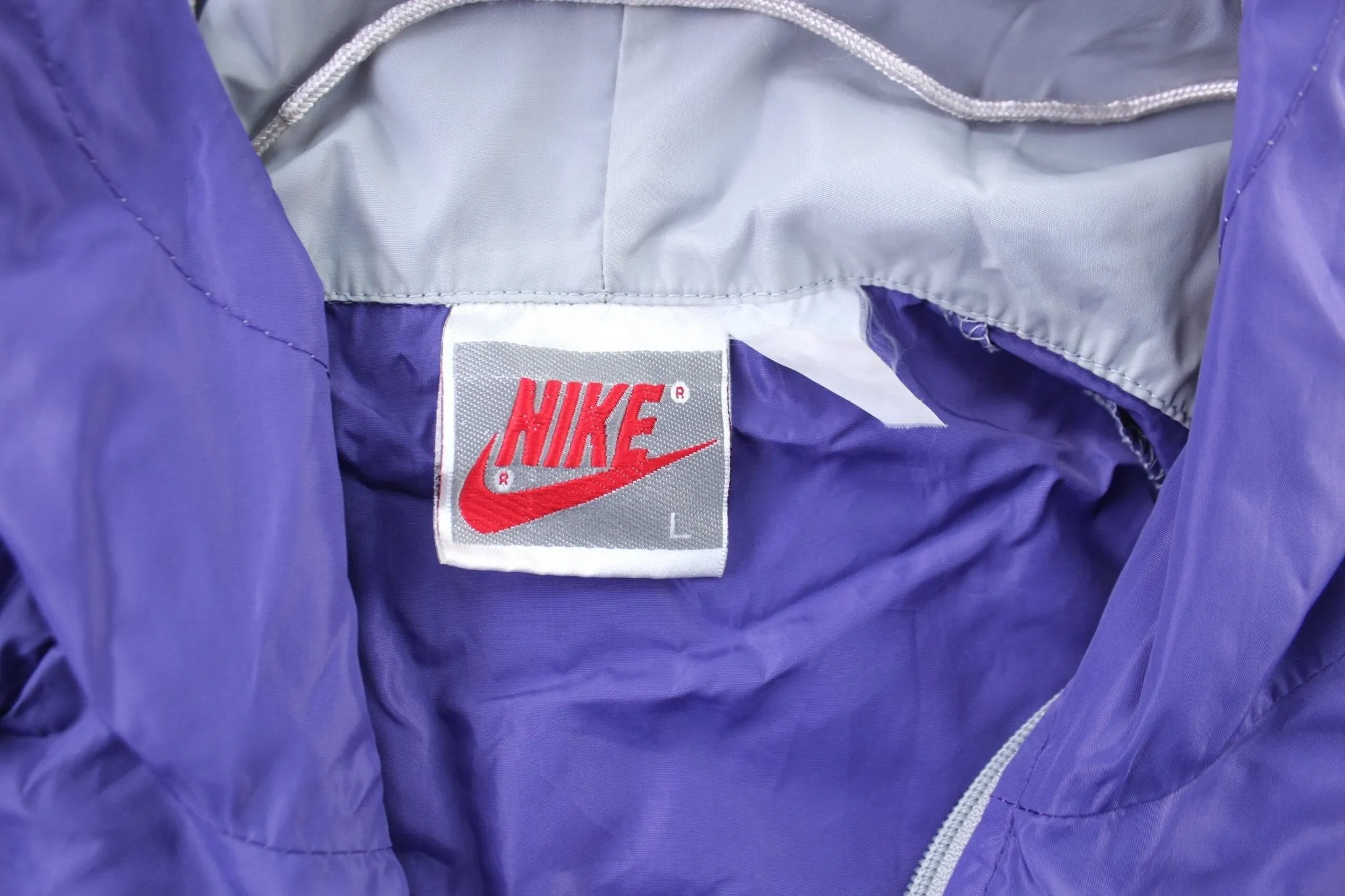 90's Nike Embroidered Logo Kanas State Track Zip Up Jacket