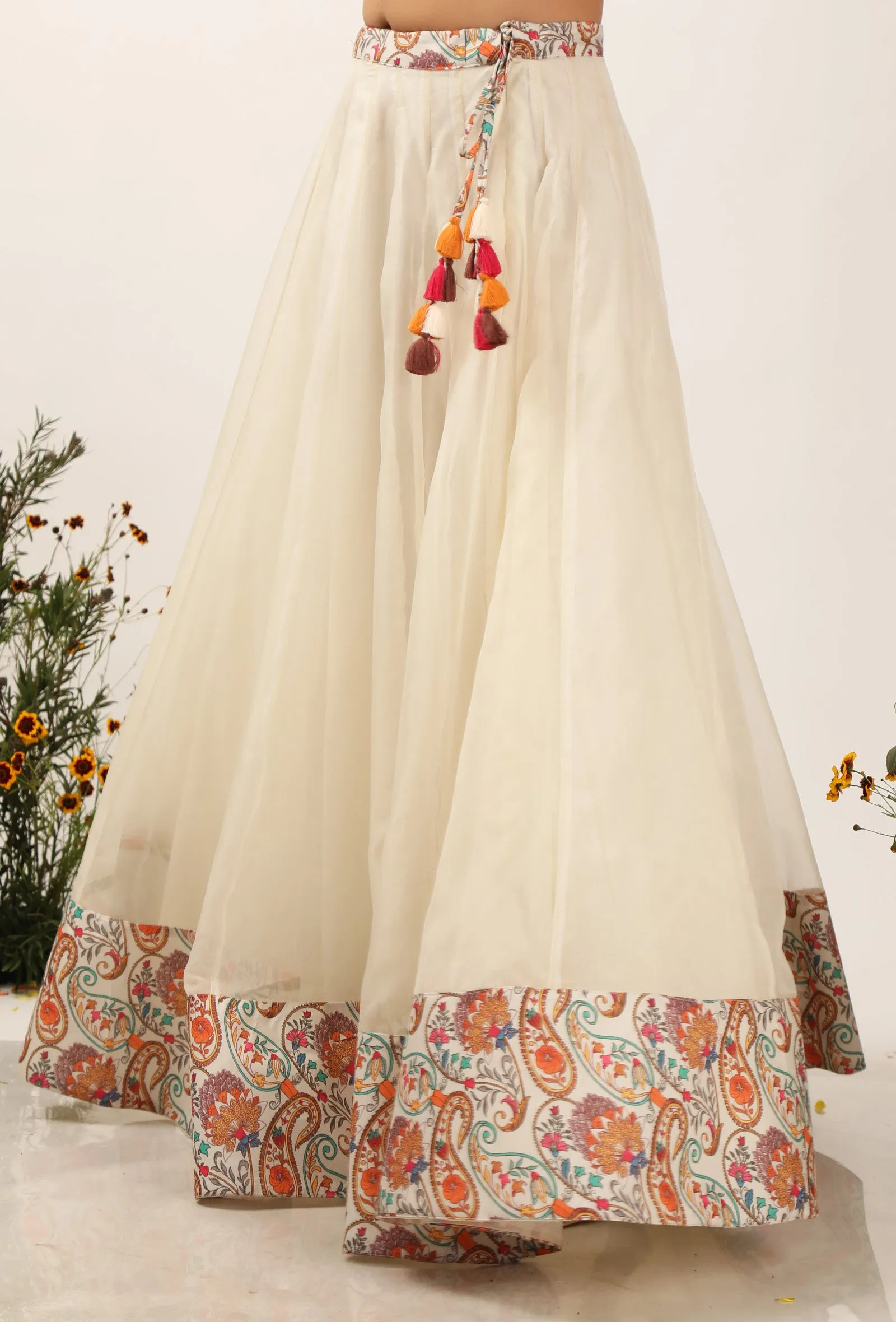 Amala Organza Lehanga Skirt