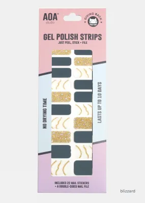 AOA Paw Paw Gel Polish Strips: Blizzard