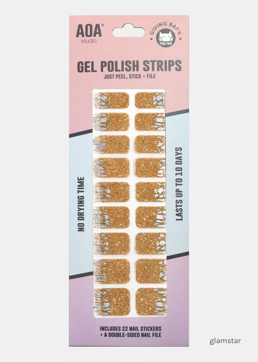 AOA Paw Paw Gel Polish Strips: Glamstar