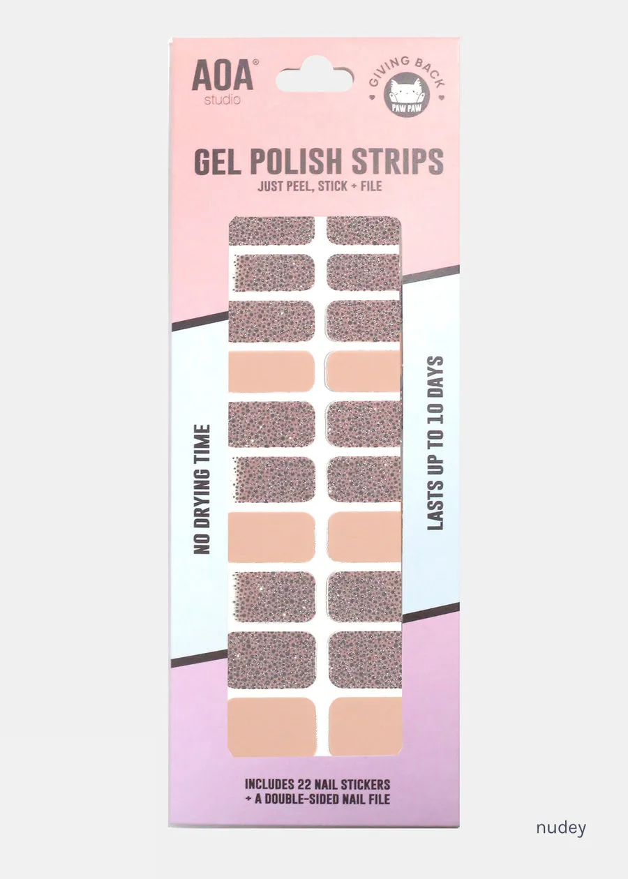 AOA Paw Paw Gel Polish Strips: Nudey