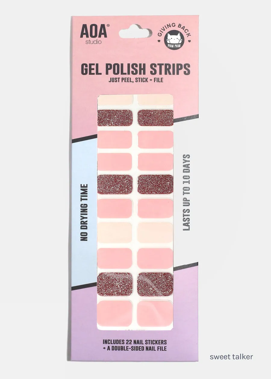 AOA Paw Paw Gel Polish Strips: Sweet Talker