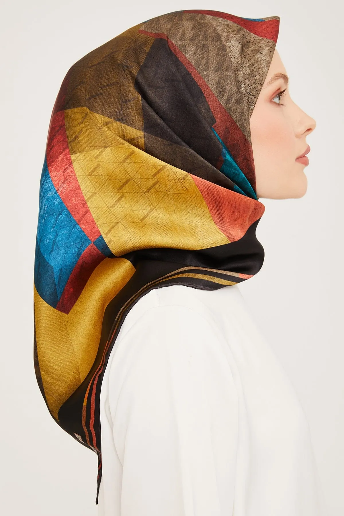 Armine Darwin Modern Silk Scarf #1