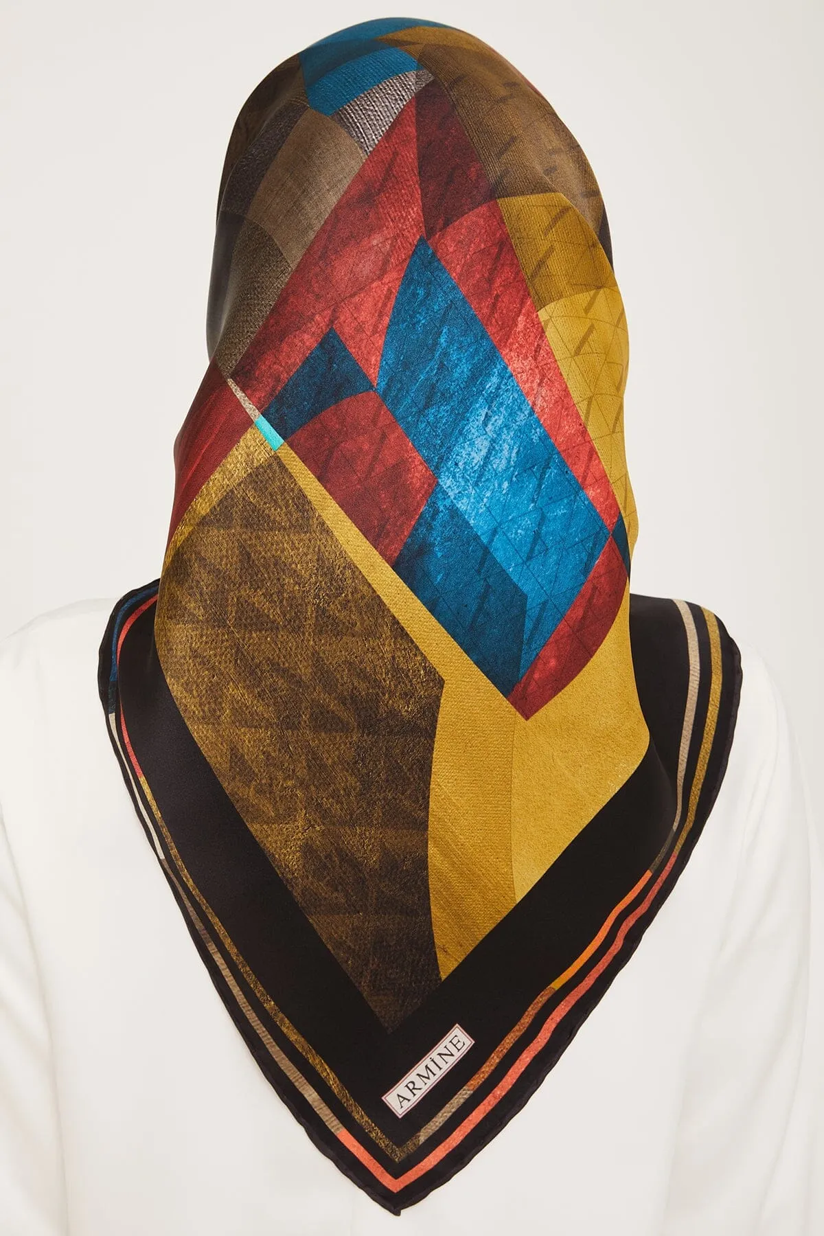 Armine Darwin Modern Silk Scarf #1