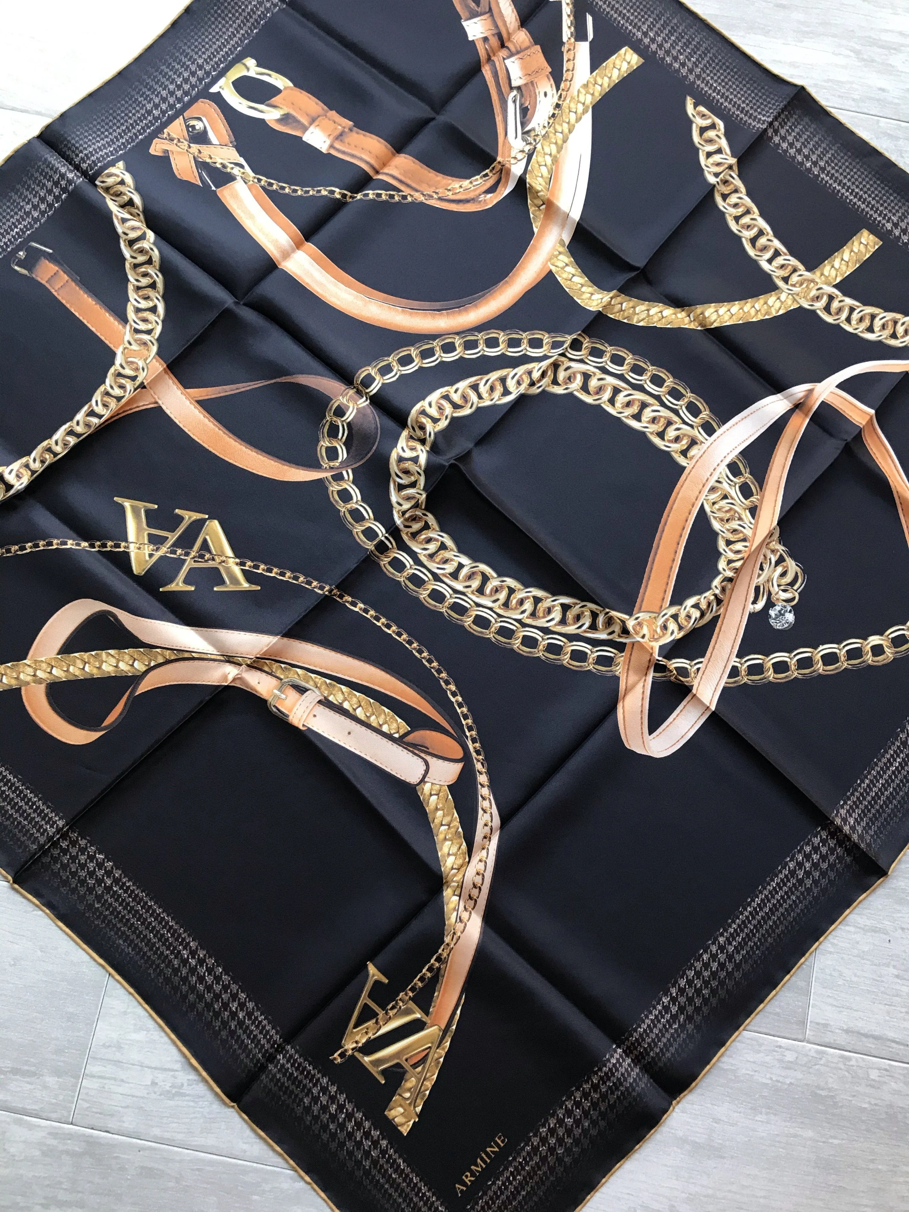 Armine Vida Vintage Silk Scarf No. 33