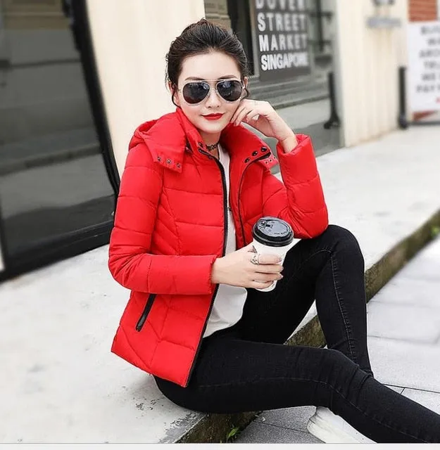 Autumn Winter Jacket Women For Coat  Female Slim New Winter Warm Coat