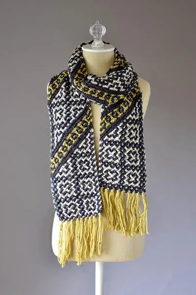 Bias Mosaic Scarf