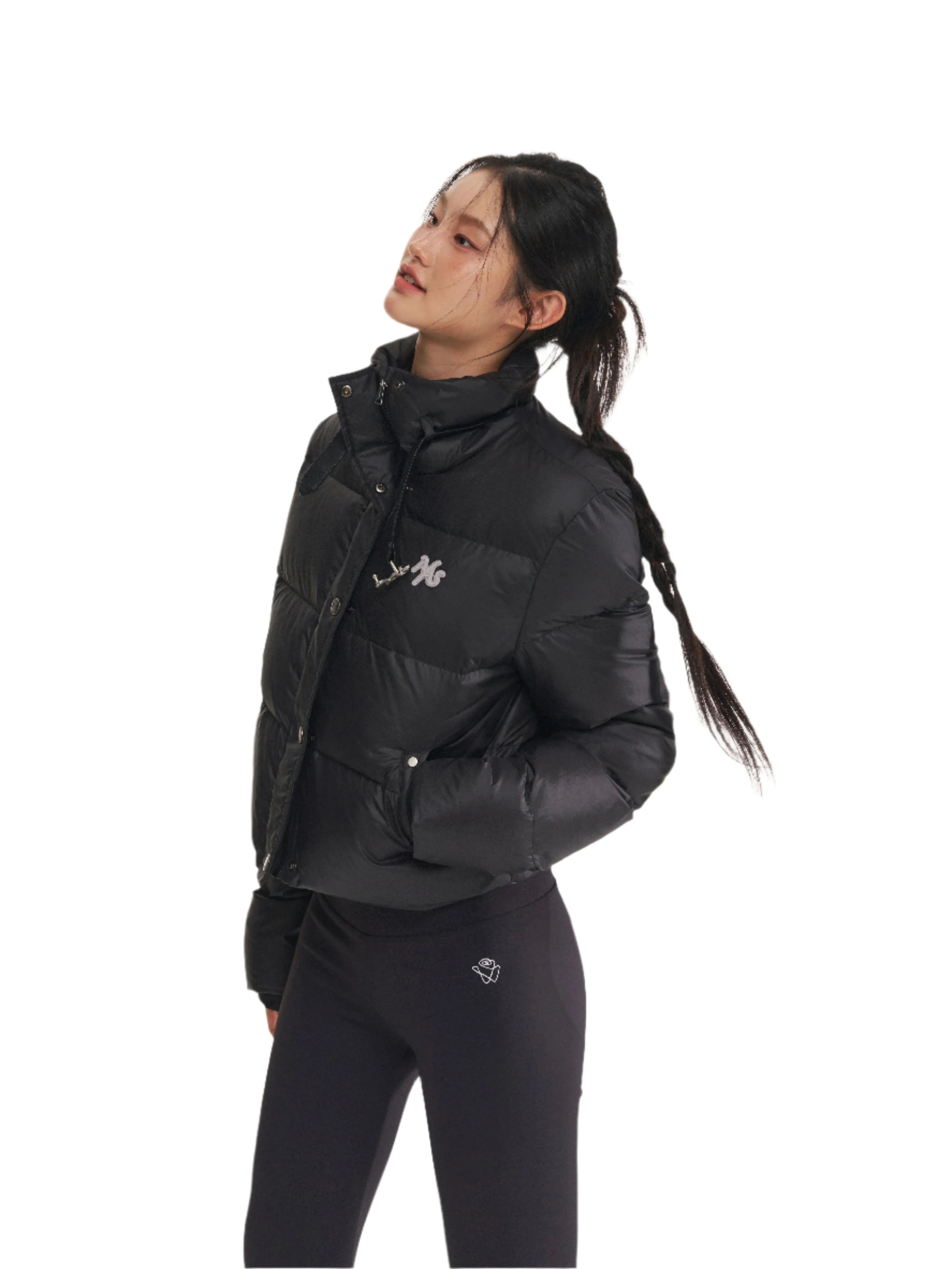 Black Cloud Down  Puff Jacket