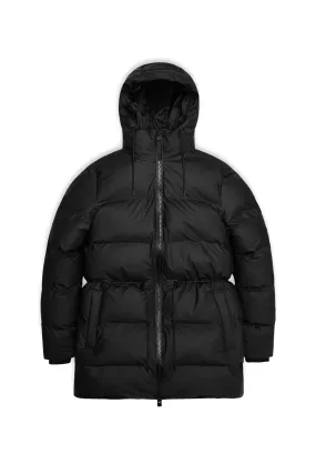 Black W Puffer  Jacket