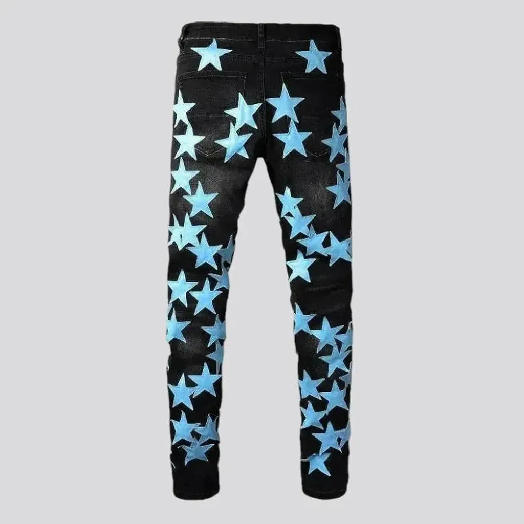 Blue-stars men's jeans