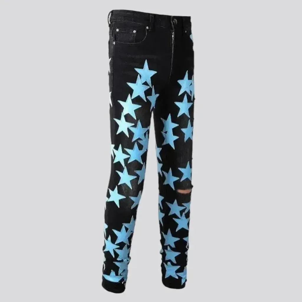 Blue-stars men's jeans