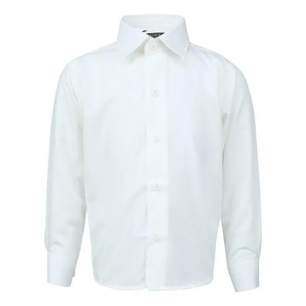 BOYS LONG SLEEVE SHIRT - CREAM