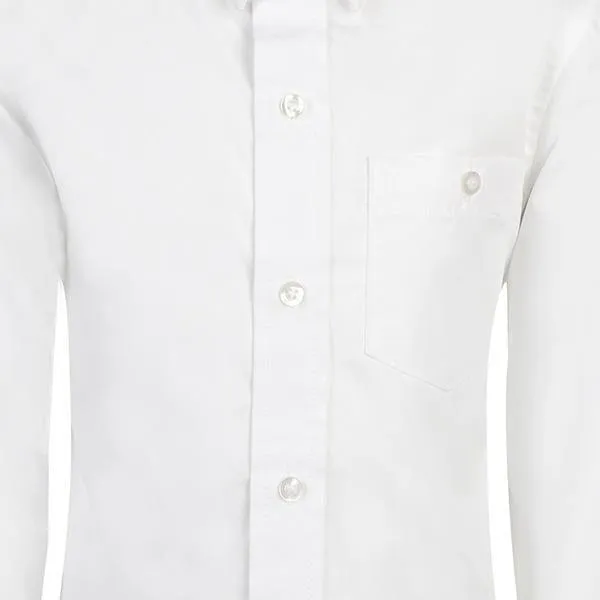 BOYS NORMAL LONG SLEEVE FORMAL SHIRT - WHITE