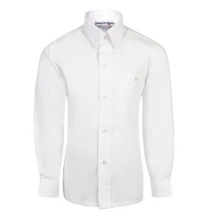 BOYS NORMAL LONG SLEEVE FORMAL SHIRT - WHITE