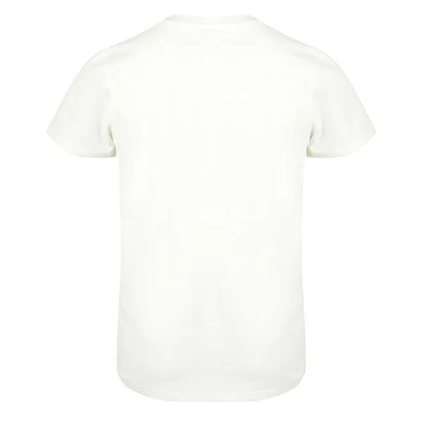 BOYS SHORT SLEEVE COTTON T-SHIRT - WHITE