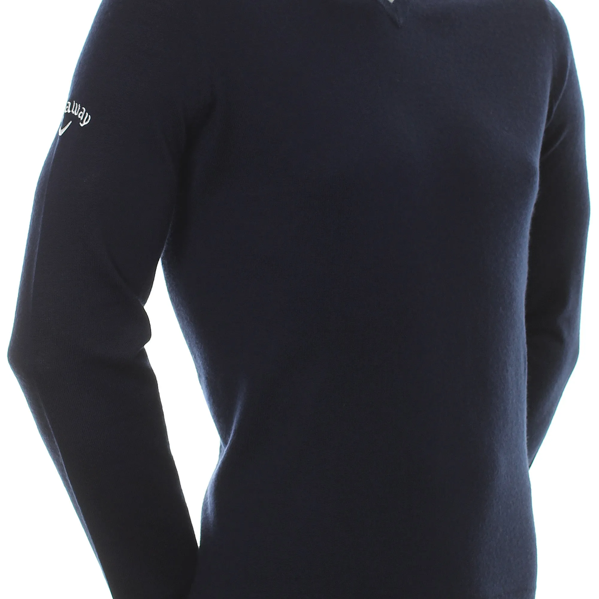 Callaway Golf Ribbed Merino V-Neck Sweater