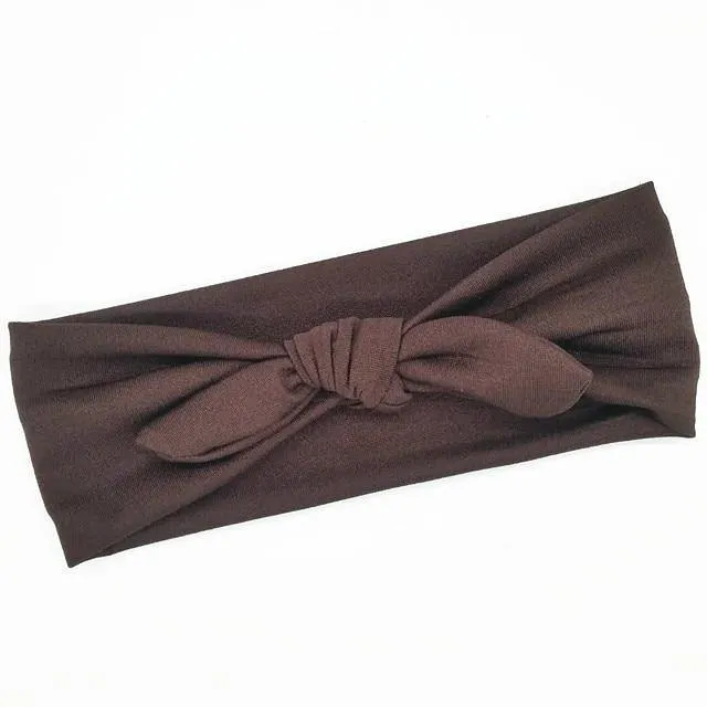 Casual Rabbit Ear Knot Multifunctional Bandana Bow For Women