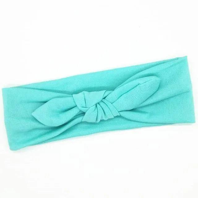 Casual Rabbit Ear Knot Multifunctional Bandana Bow For Women