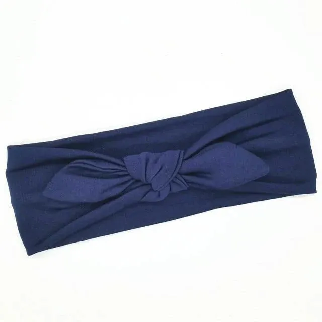 Casual Rabbit Ear Knot Multifunctional Bandana Bow For Women