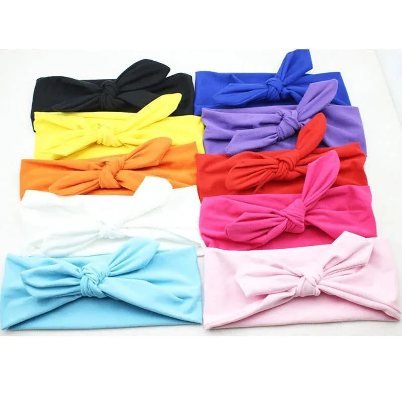 Casual Rabbit Ear Knot Multifunctional Bandana Bow For Women