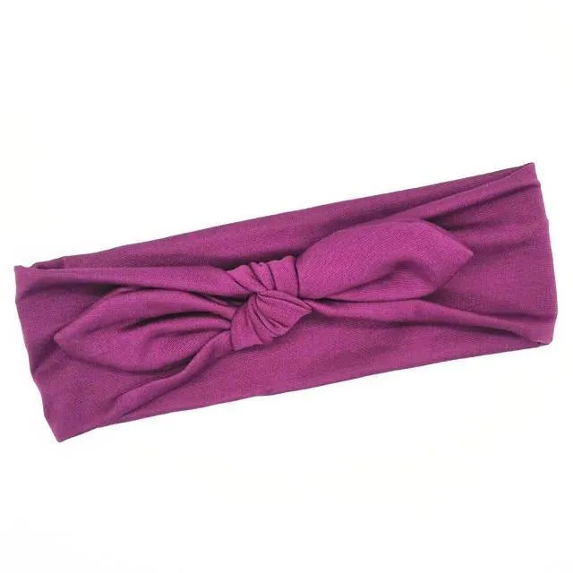 Casual Rabbit Ear Knot Multifunctional Bandana Bow For Women