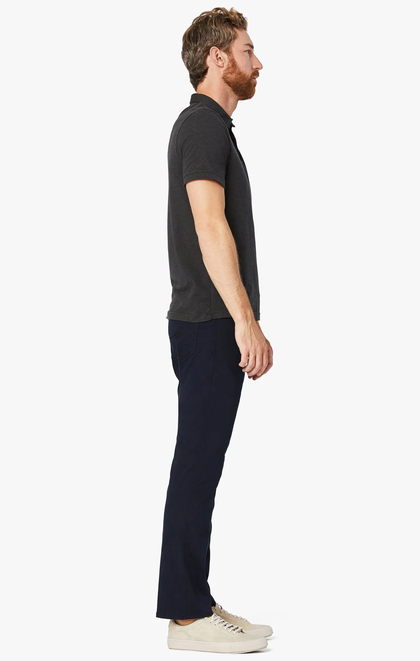 Charisma Relaxed Straight Pants in Navy Twill