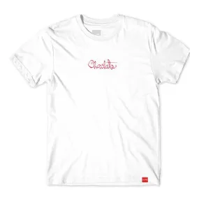 Chocolate '94 Script Tee White