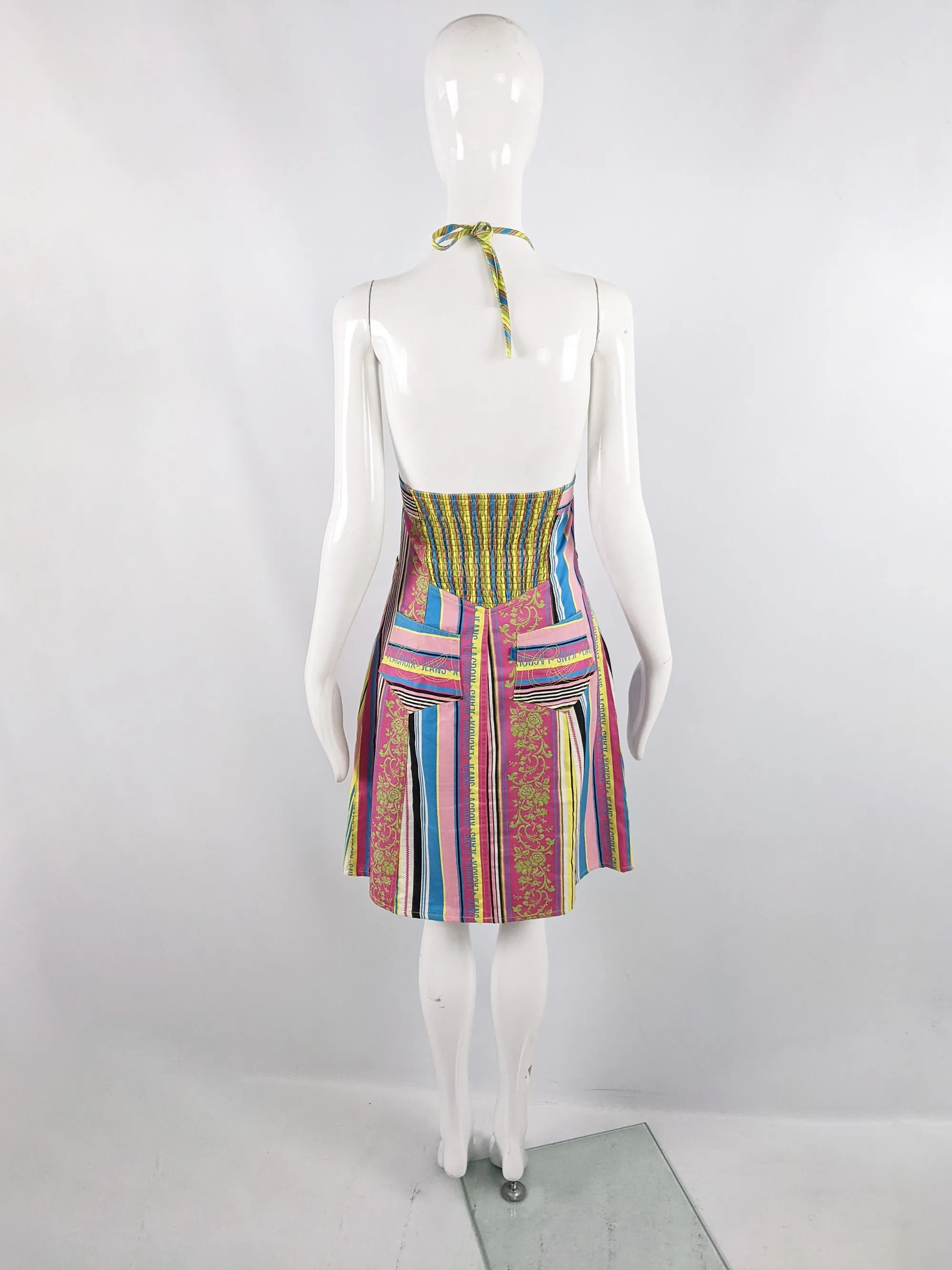 Christian Lacroix Vintage Striped Dress, 1990s