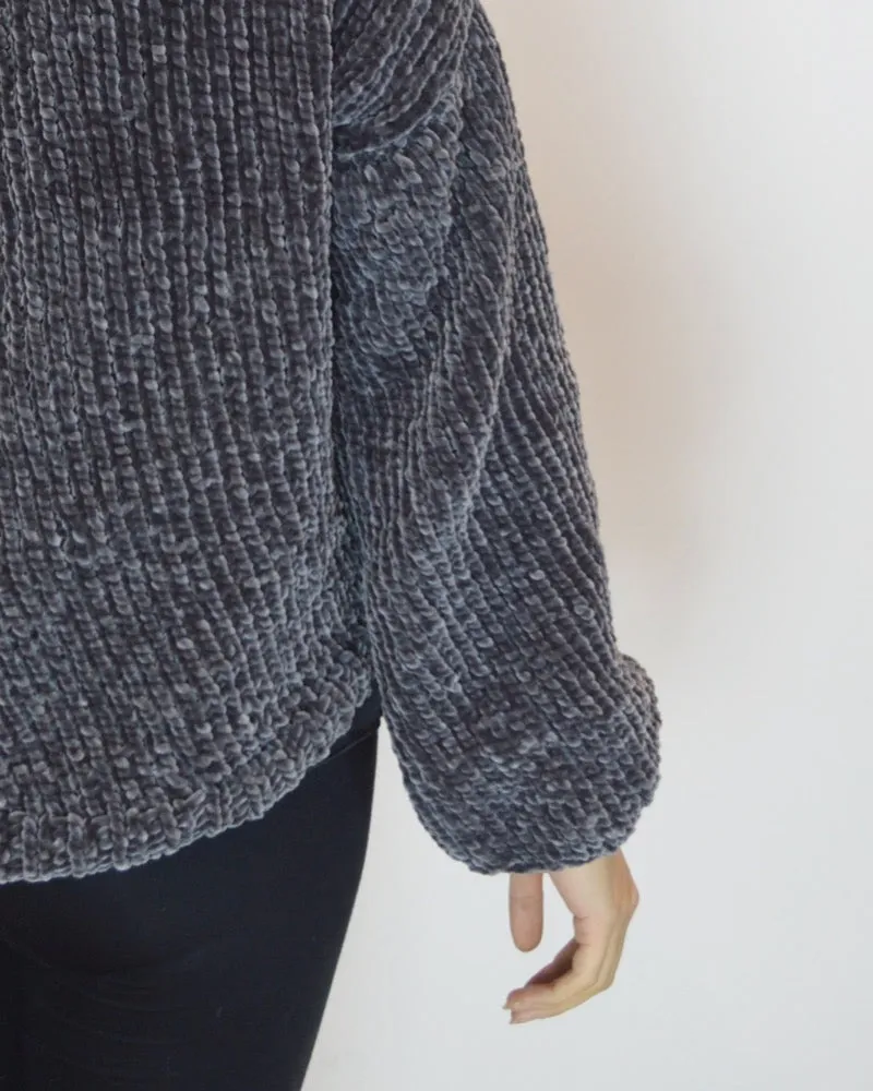 Chunky Velvet Top - Downloadable Knitting Pattern