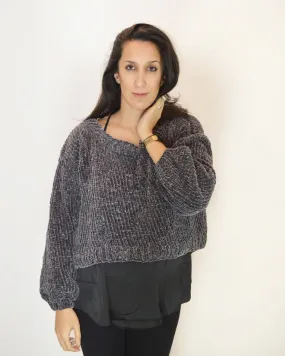 Chunky Velvet Top - Downloadable Knitting Pattern