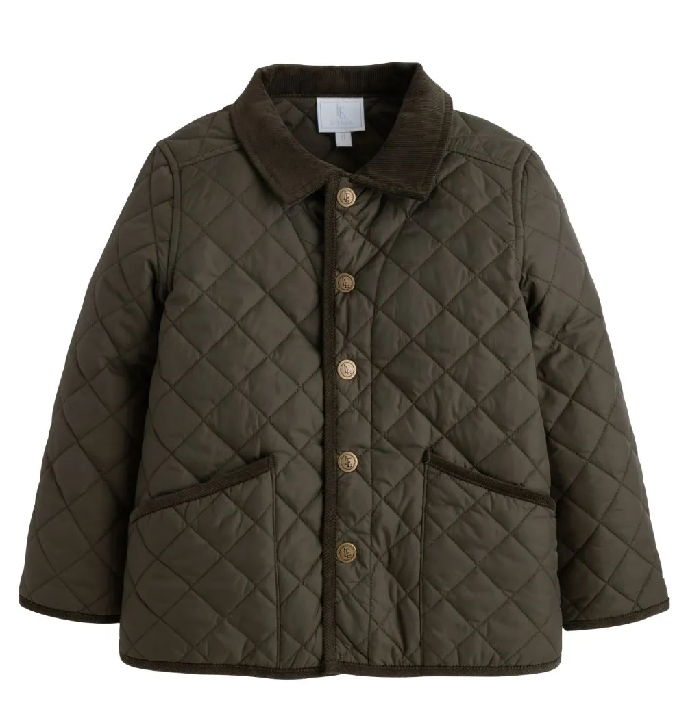 Classic Quilted Jacket - Olive