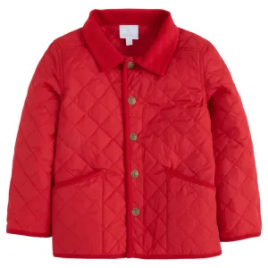 Classic Quilted Jacket - Red