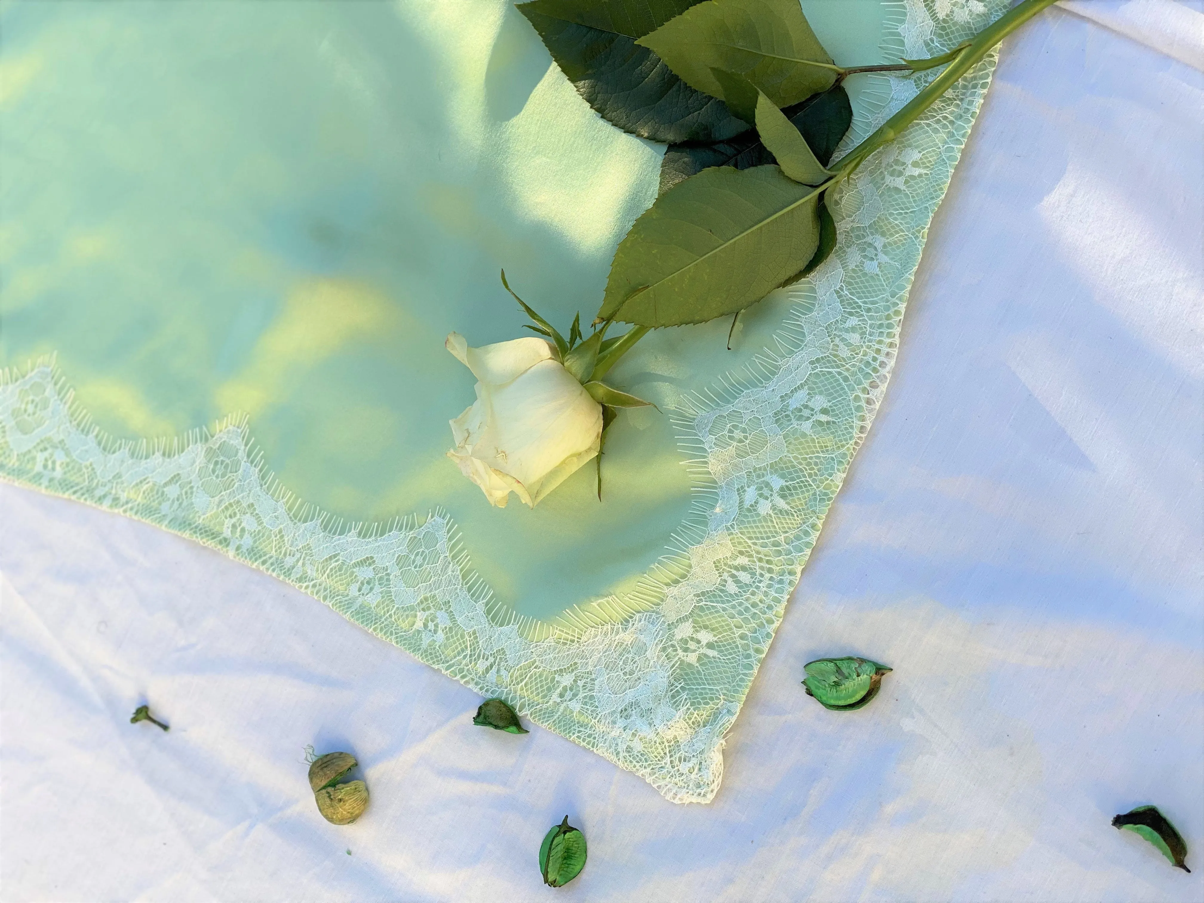 Cloud Silk Scarf - Light Sage Green