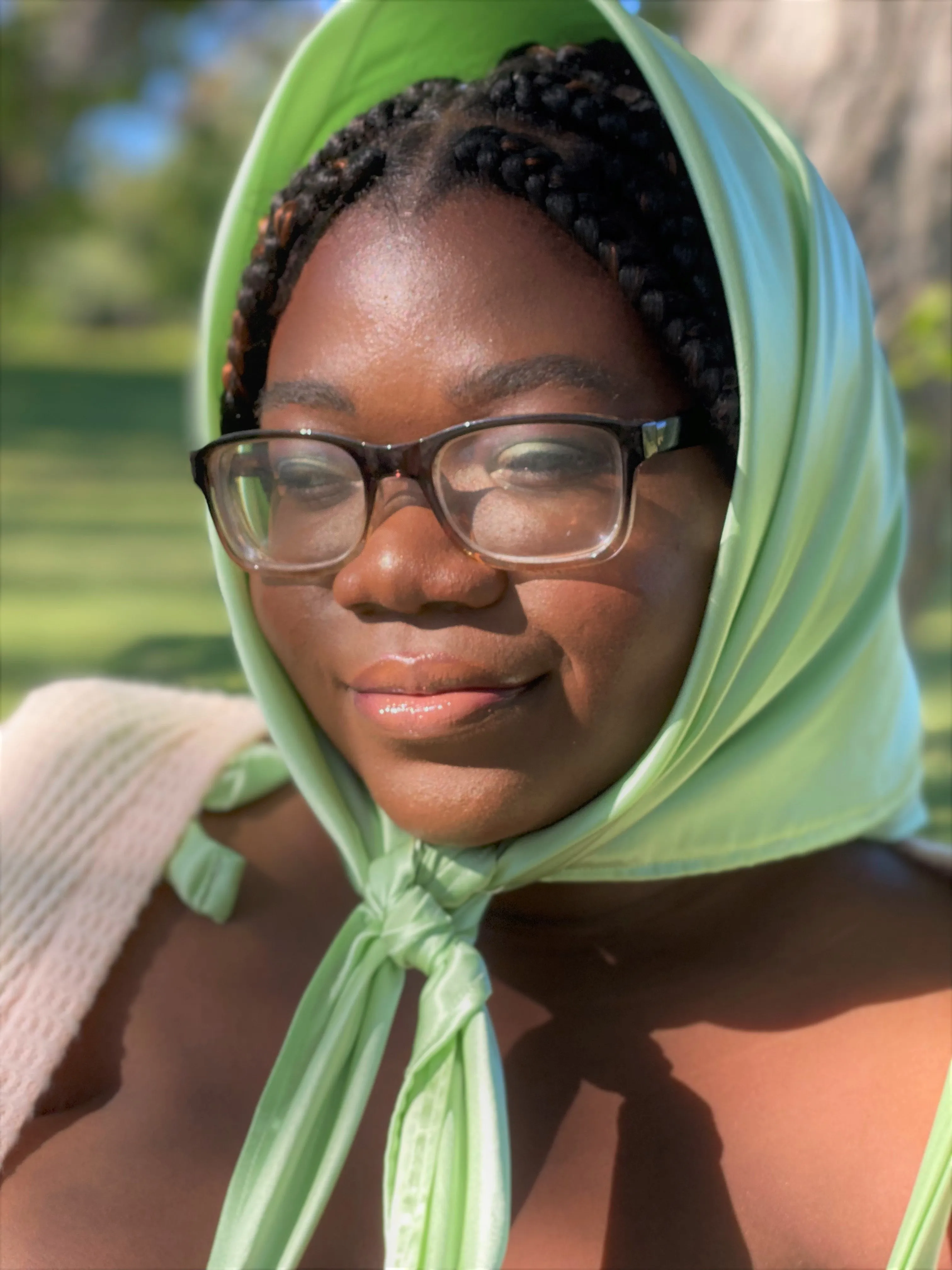 Cloud Silk Scarf - Light Sage Green