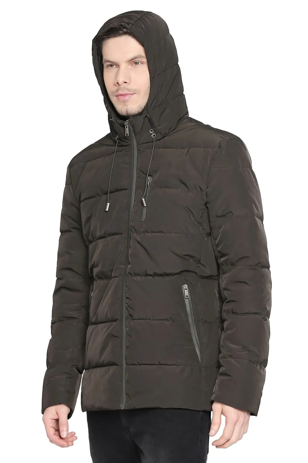 Comfort Fit Hooded Poly Fill Jackets