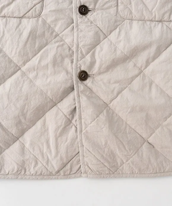 Cotton Linen Ramie Reversible Quilted Coat