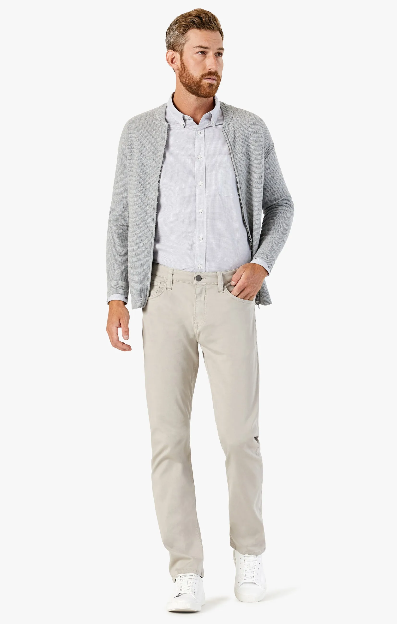 Courage Straight Leg Pants In Dawn Twill