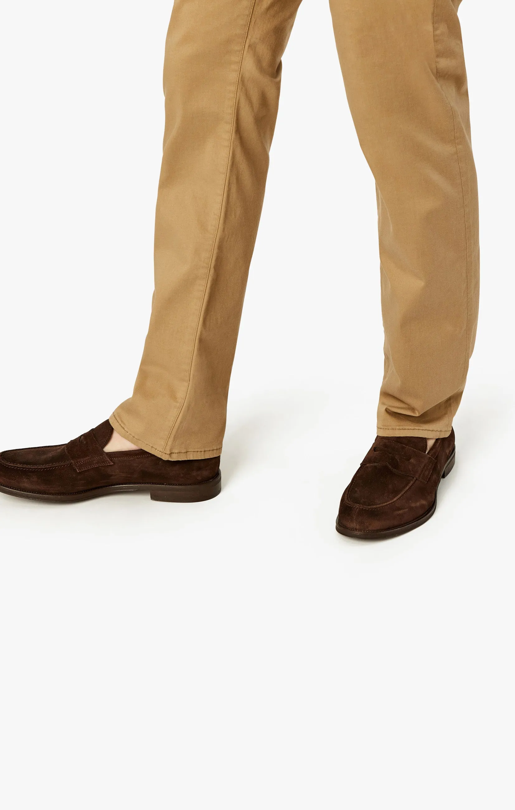 Courage Straight Leg Pants In Khaki Twill