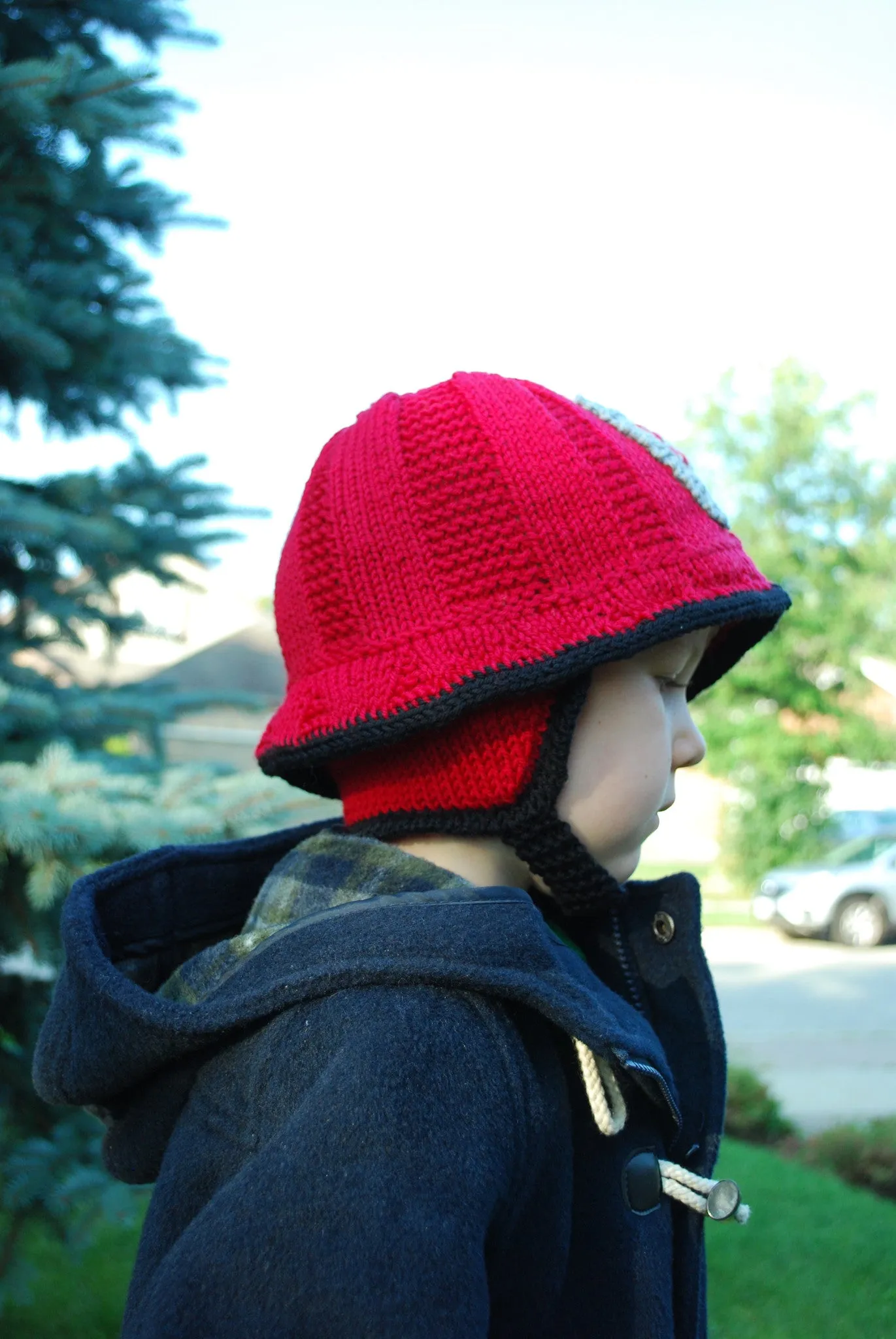 Cozy Firefighter Pattern (PDF) - Knitting Pattern by Phibersmith Designs