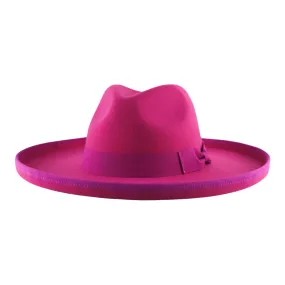 Dallas Pencil Brim Fedora - Fuchsia