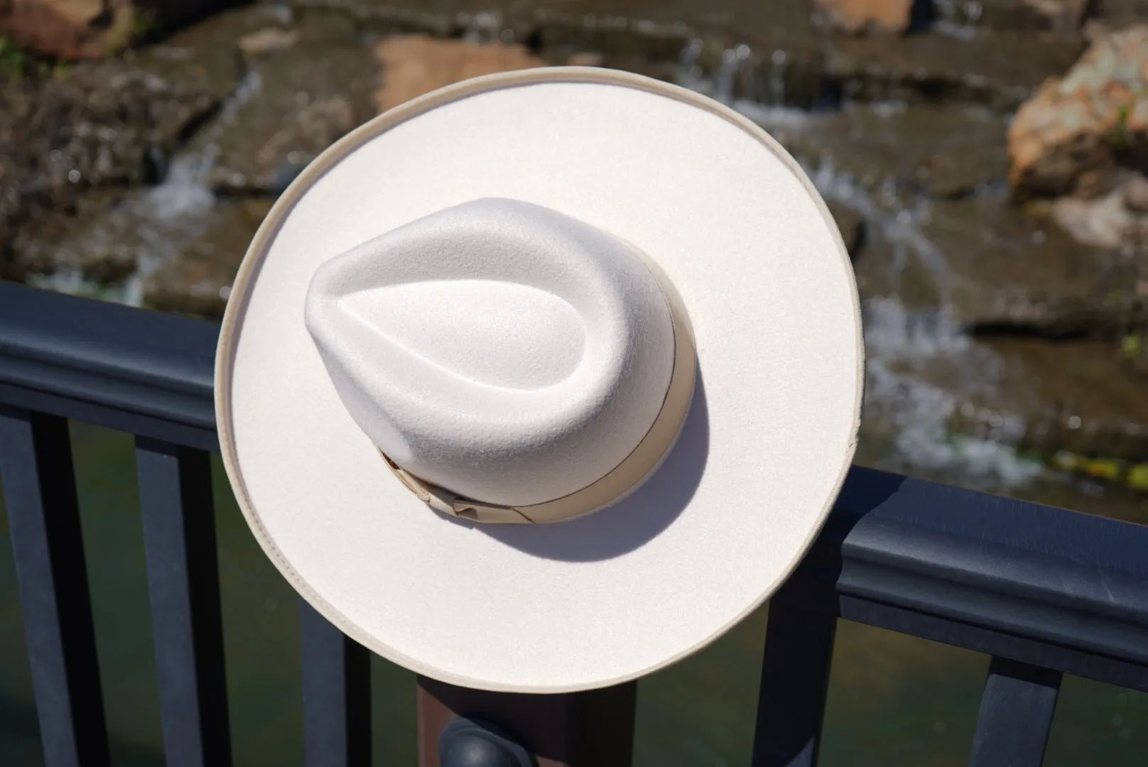 Dallas Pencil Brim Fedora - Off White