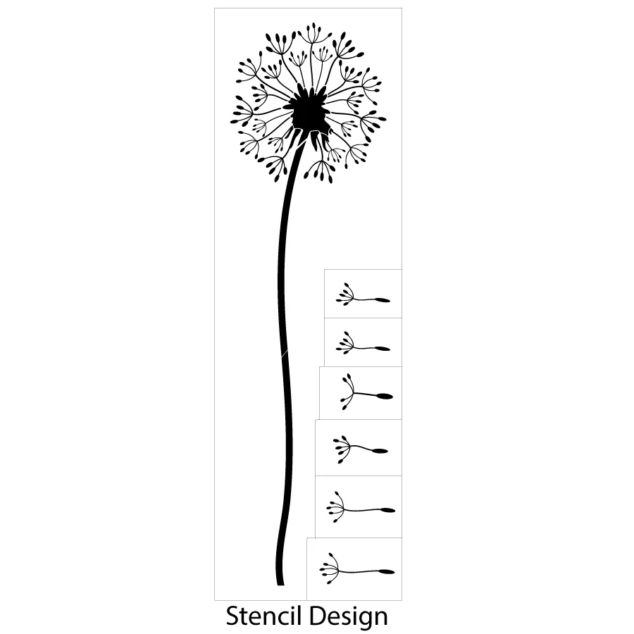 Dandelion Stencil