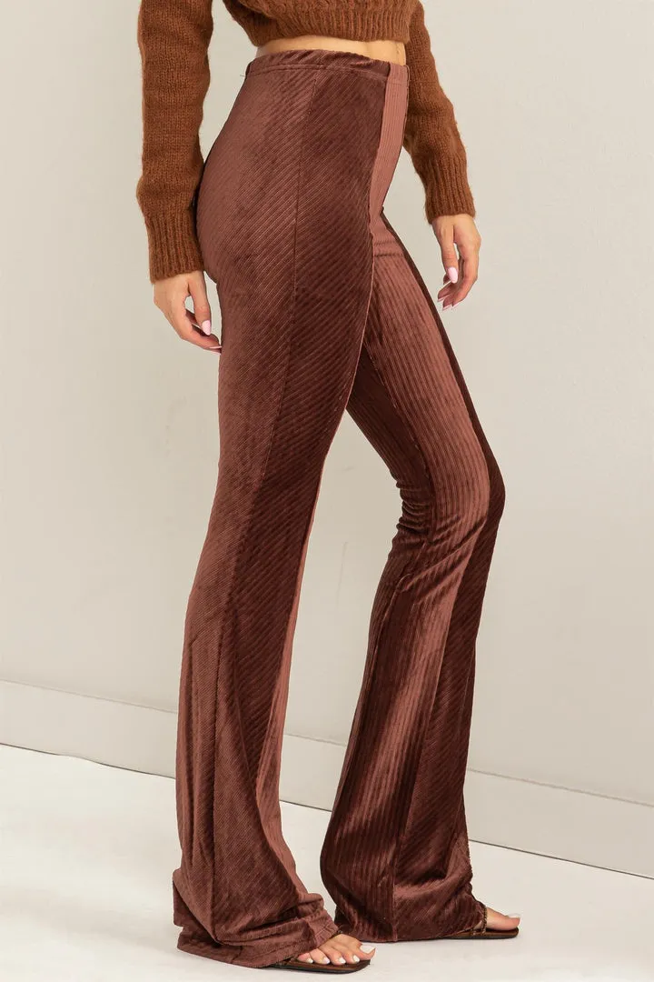 Danny Velvet Flare Pants