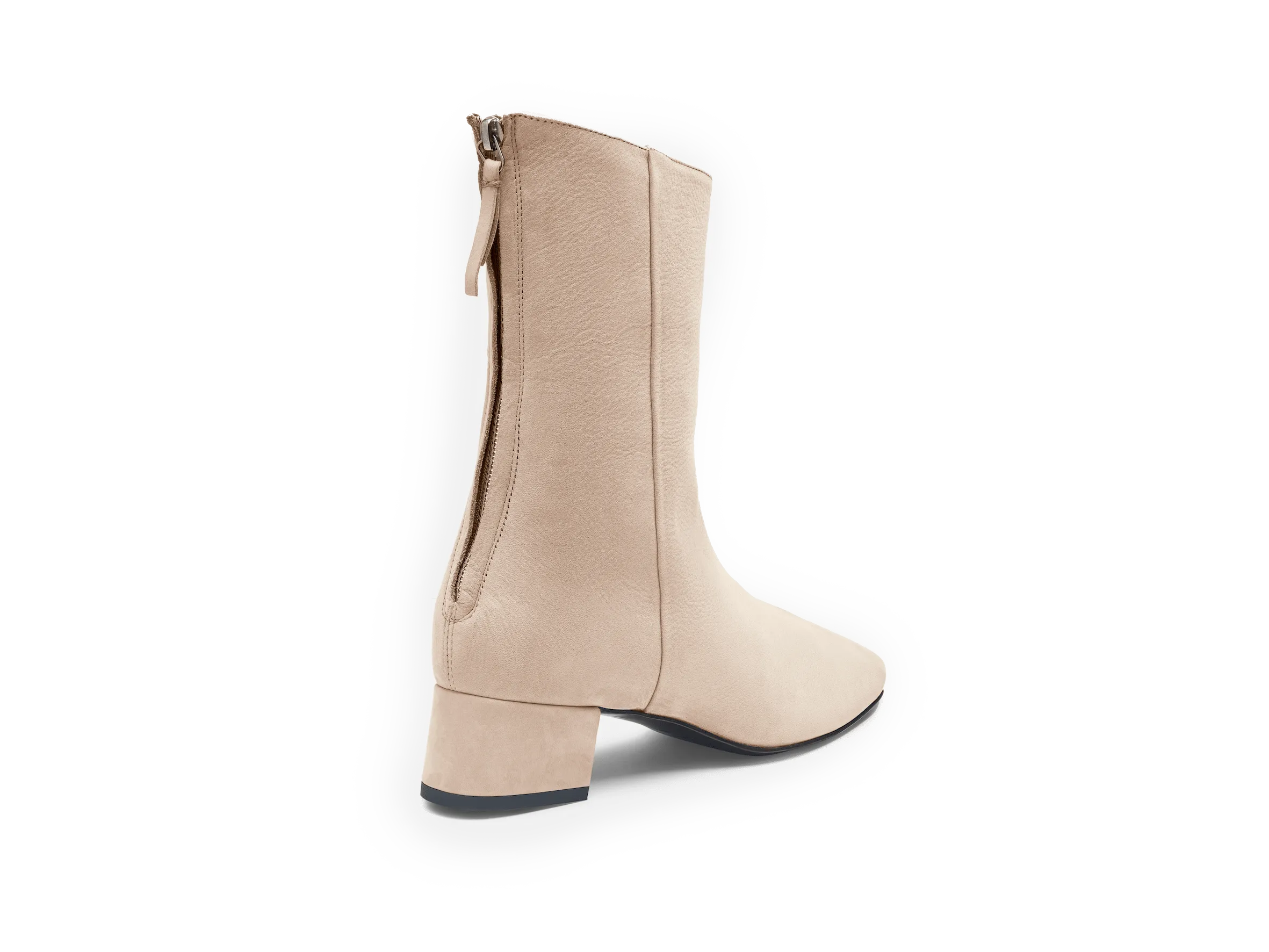 Debbie High Boots in Beige Nubuck