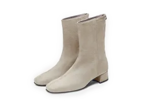 Debbie High Boots in Mink Taupe Nubuck