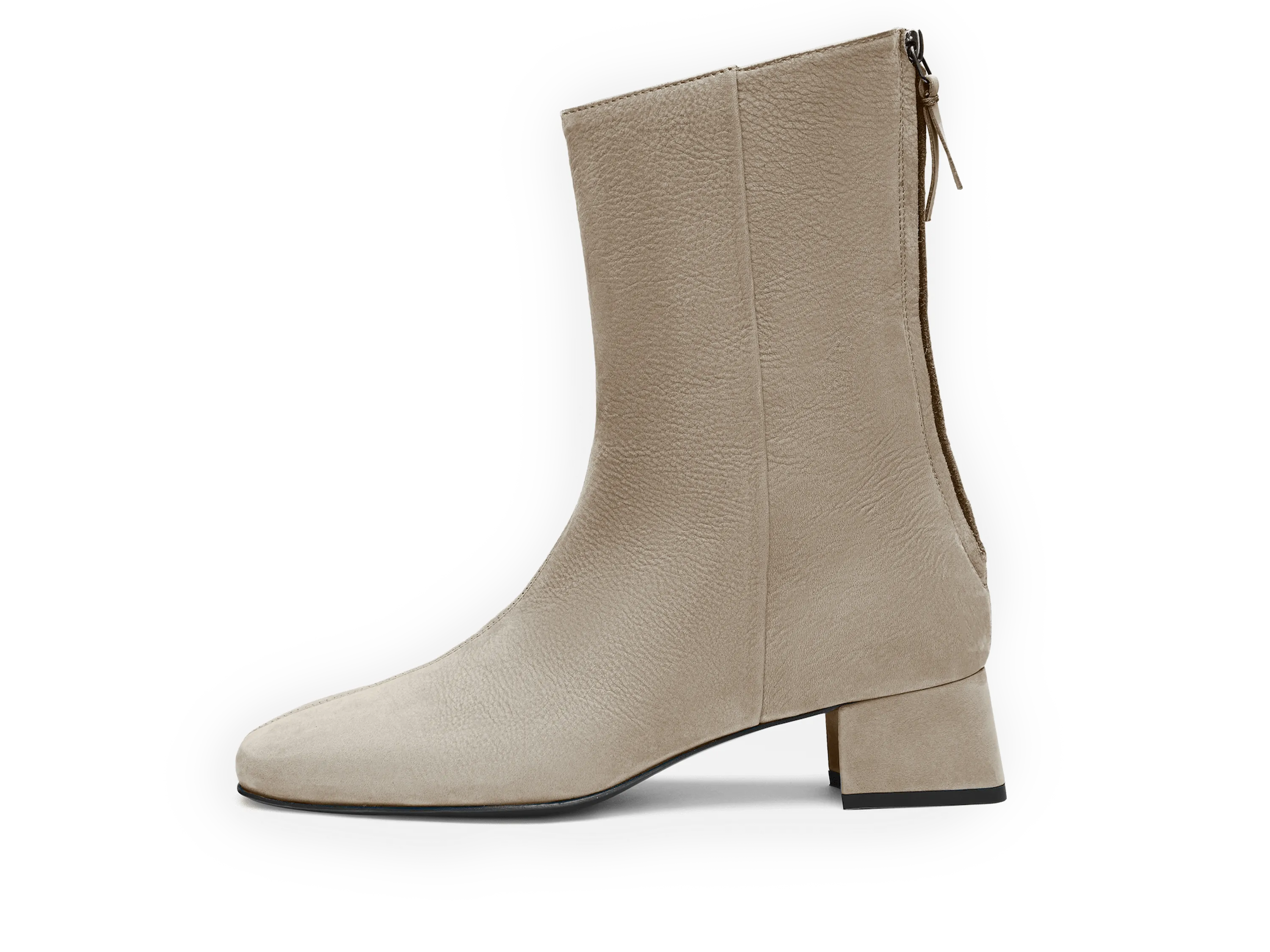 Debbie High Boots in Mink Taupe Nubuck