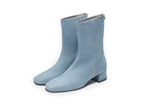 Debbie High Boots in Thunder Blue Nubuck